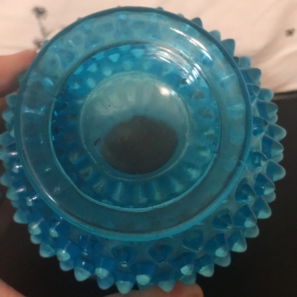 Vintage Fenton Aqua Blue Vase - Picture 3 of 5